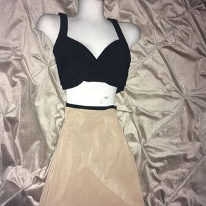 Open back Dress w/open midriff